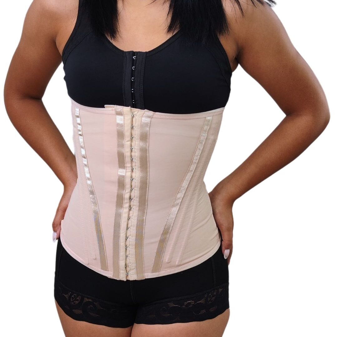 Cinturilla tipo corset alta compresión 8 varillas metálicas para uso diario